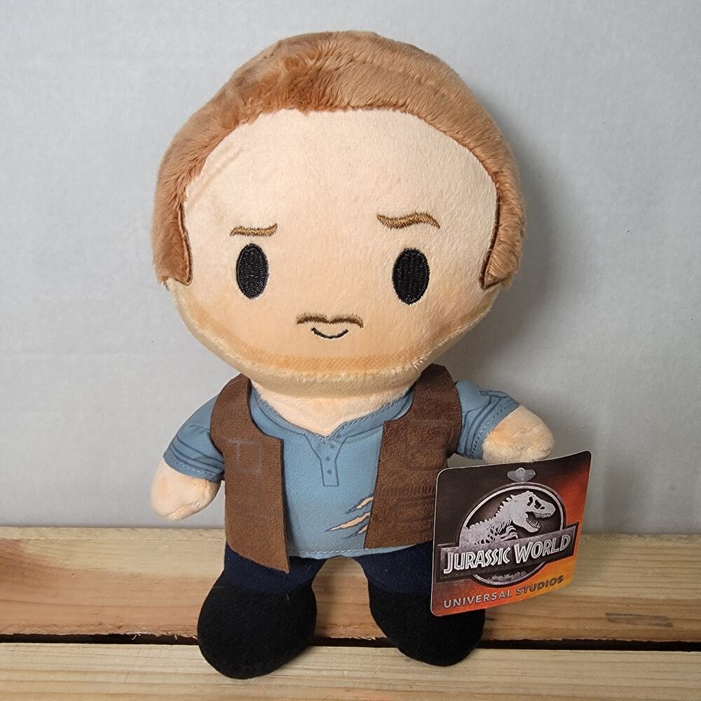 Jurassic World Owen Grady Cutie Plush Doll - NWT